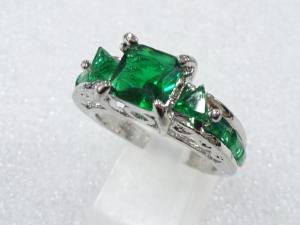 色石　指輪(17号)